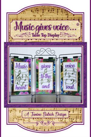 Music Gives Voice Table Top Display