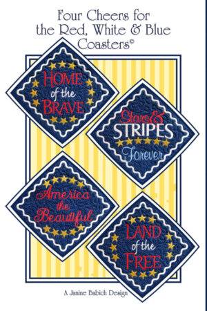 Four Cheers for the Red, White & Blue Coasters